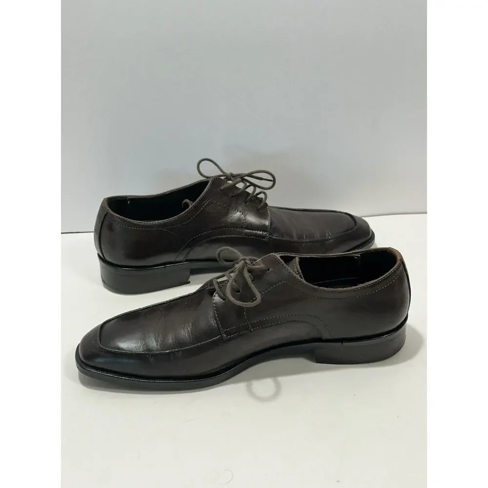 Too Boot New York Adam Derrick Brown Oxford Laces Sz 8 Dress Shoes Made in Italy
